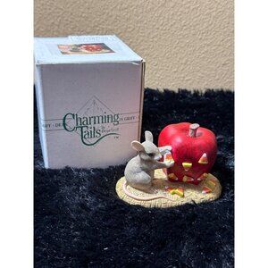 Fritz & Floyd Charming Tails Candy Apple Figurine